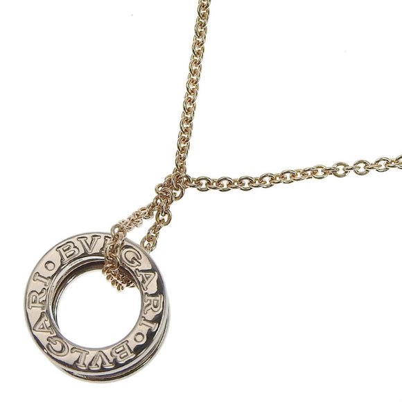 BVLGARI perfect mistake Bee zero 1 B-zero1 Necklace PG/WG - Picture 6 of 6